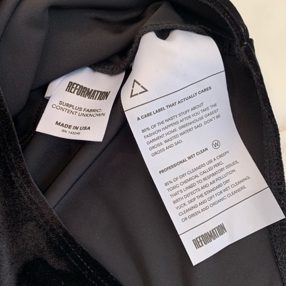 Reformation Avalon velvet bodysuit - Picture 4 of 5